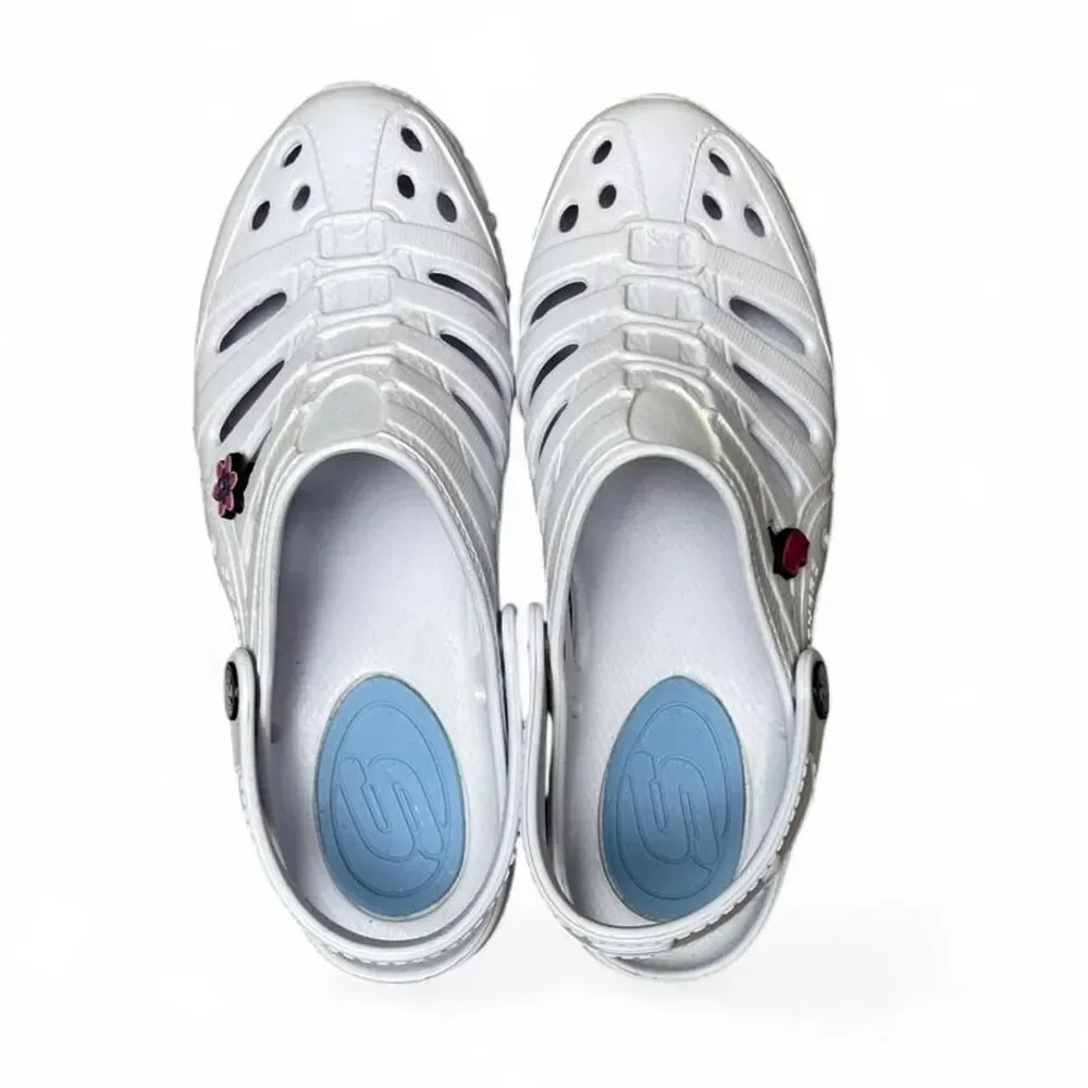 Skechers Women's White Clogs